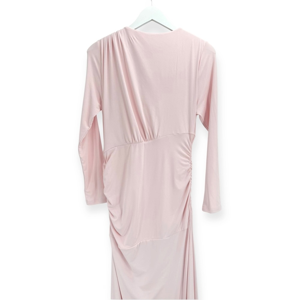 NWT OGL Eco-SkinKiss Boatneck Angled Ruched‎ Maxi Brami Dress - Size Large - Picture 12 of 12
